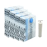 Amazon Basics - Bolsas para bomba manual de vacío, paquete de 12 (3 jumbo, 3 grandes, 3 medianas, 3 pequeñas)